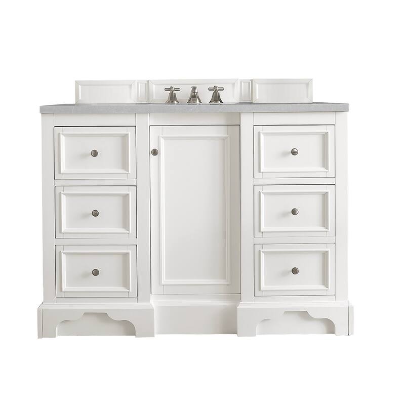 James Martin Vanities De Soto 48" Single Vanity, Bright White
