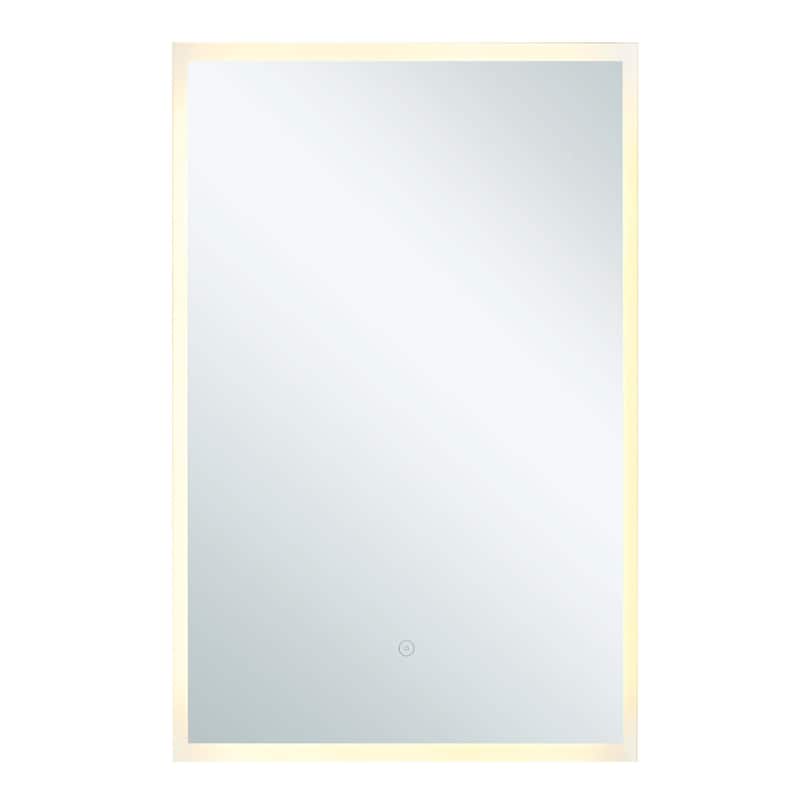 Mirrored Aluminum Bathroom Medicine Cabinet with LED lights