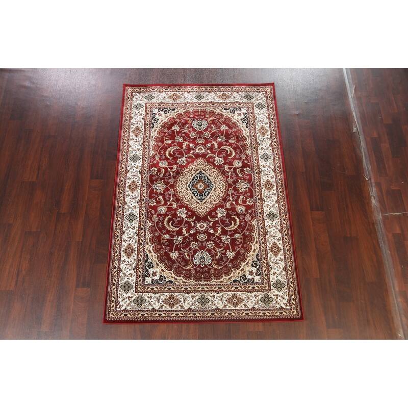 Traditional Floral Medallion Tabriz Turkish Area Rug Oriental Carpet