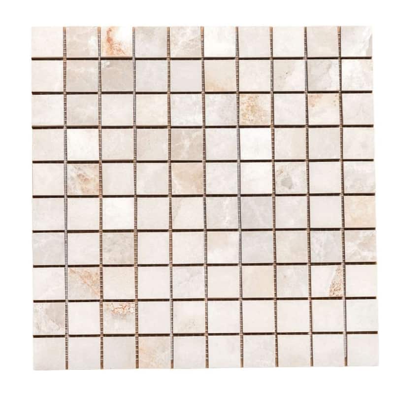Banff 1x1 Matte Porcelain Grid Mosaic Tile - Floor, Wall & Backsplash