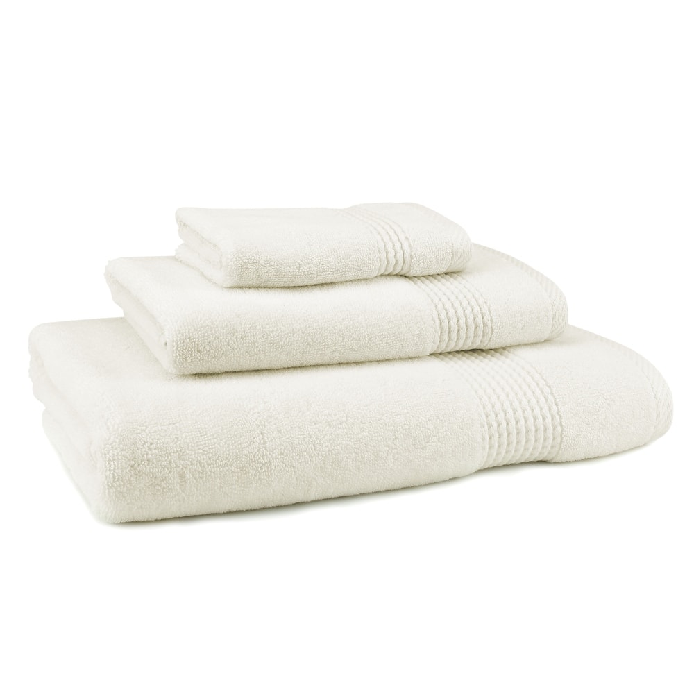 East'N Blue Lara Turkish Cotton Bath Towel Set (Set of 3) - (1 Bath Towel, 1 Hand Towel, 1 Washcloth)