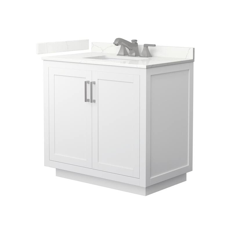 Wyndham Collection WCF292936S-QTZ-US3MXX Miranda 36" Free Standing
