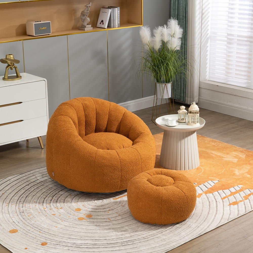 https://ak1.ostkcdn.com/images/products/is/images/direct/716eef6f4abe0e72d0ac5cffe9699ef623abd692/Boucle-Upholstered-Round-Bean-Bag-Chair-with-Ottoman-and-Swivel-Pedals.jpg