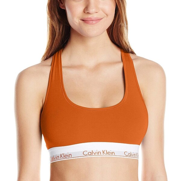 Calvin klein orange bralette clearance