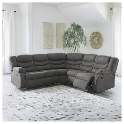 Signature Design by Ashley Partymate 2-Piece Reclining Sectional - 99"W x 99"D x 40"H