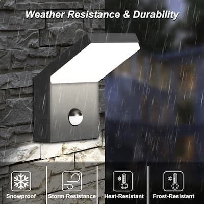Wall Light Outdoor LED Wall Mount Lamp Wall Sconce Lighting with Motion Sensor Lantern Fixture