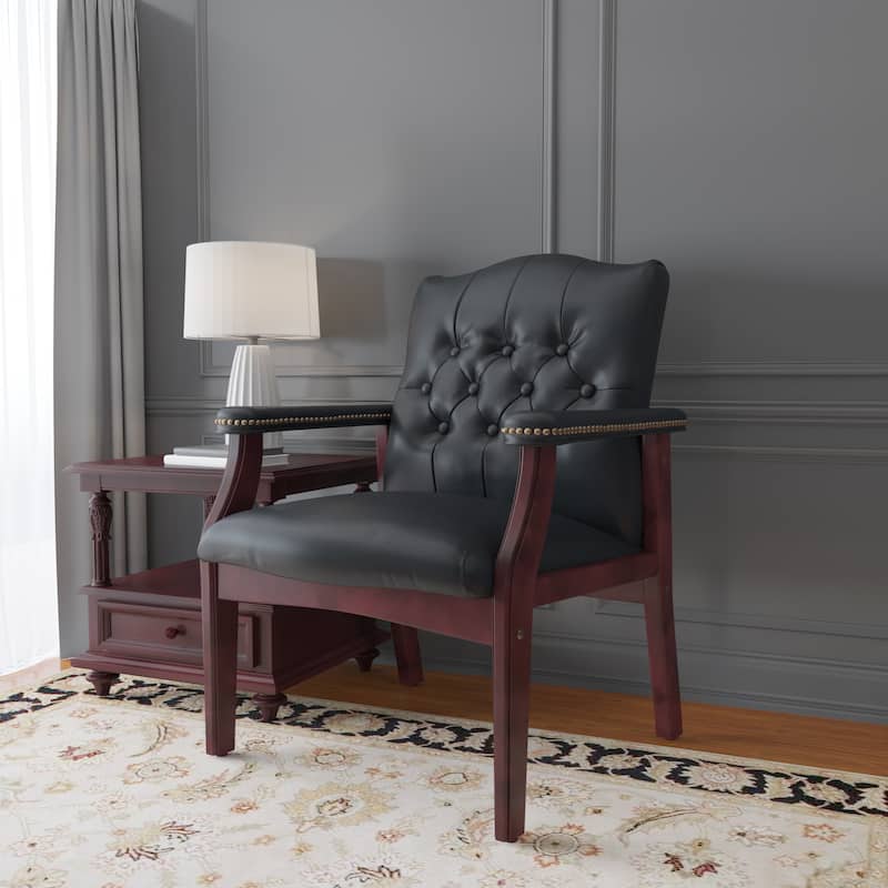 Boss Traditional Black Guest Chair