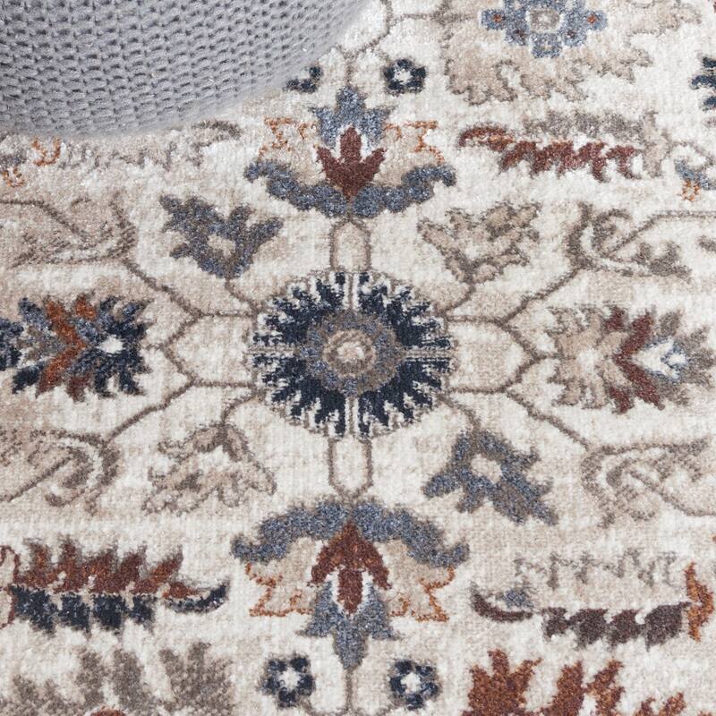 SAFAVIEH Bayside Machine Washable Boel Oriental Rug