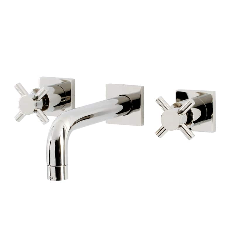 Kingston Brass Concord Two-Handle 3-Hole Wall Mount Bathroom Faucet