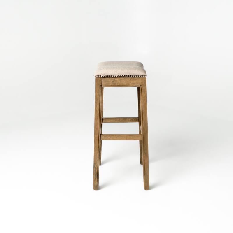 Maven Lane Adrien Saddle Kitchen Dining Stool