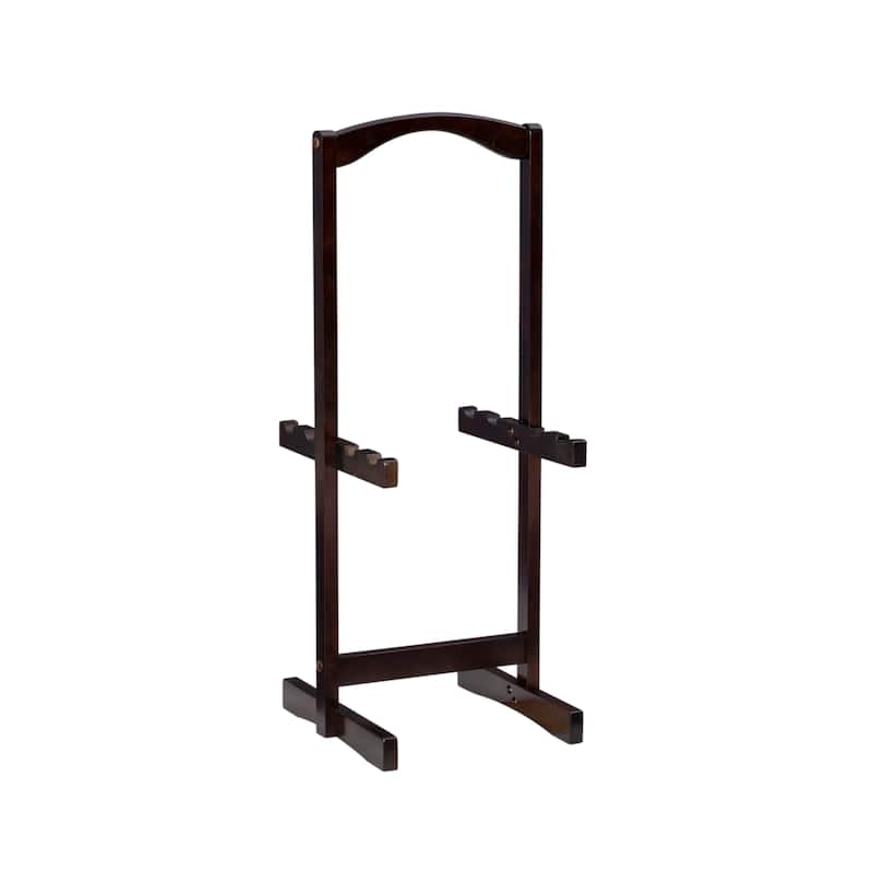 James Espresso 5-Piece Tray Table Set