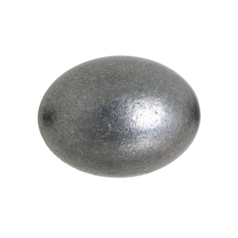 Utopia Alley Danbury Oval Cabinet Ring Pull Knob - Vintage Cabinet Antique Iron Hardware with Hand, Pull Knobs 1.3"