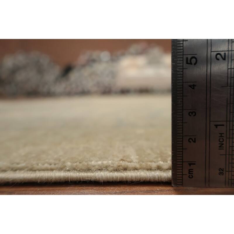 Hand Knotted Oriental 100% Wool Carpet Traditional Floral Brown Ziegler Area Rug - 11' 8'' X 9' 0''