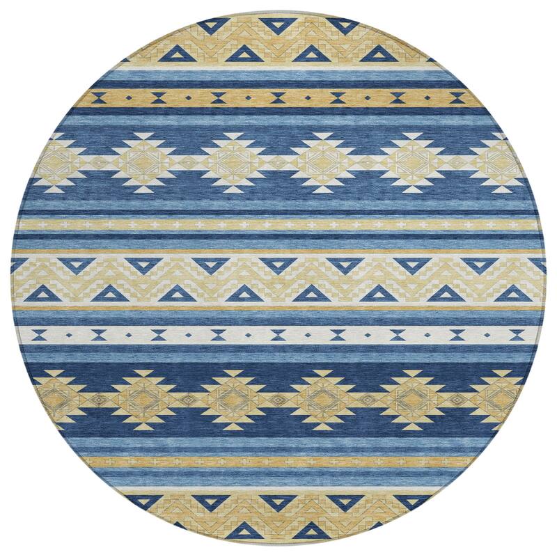 Machine Washable Indoor/ Outdoor Global Heston Chantille Rug