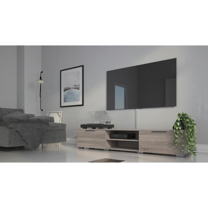 Porch & Den Match 2-Drawer and 2-Shelf TV Stand