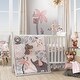 preview thumbnail 5 of 3, Lambs & Ivy Calypso Pink/Gray Koala & Elephant Musical Baby Crib Mobile