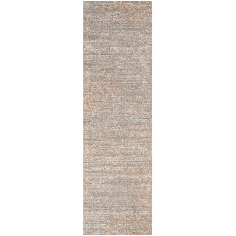 Calvin Klein Captivating Indoor only Abstract Area Rug - Grey/Beige - 2' 3" x 7' 3" - Runner