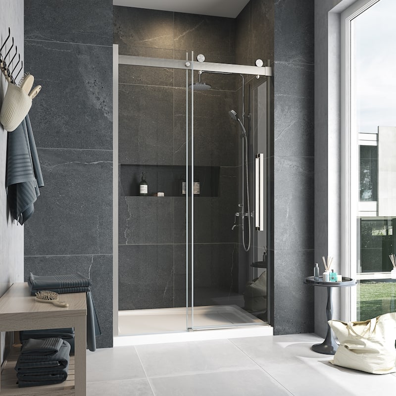 Bel Soft-Close 2-Piece Base Door Rectangular Alcove Shower Kit