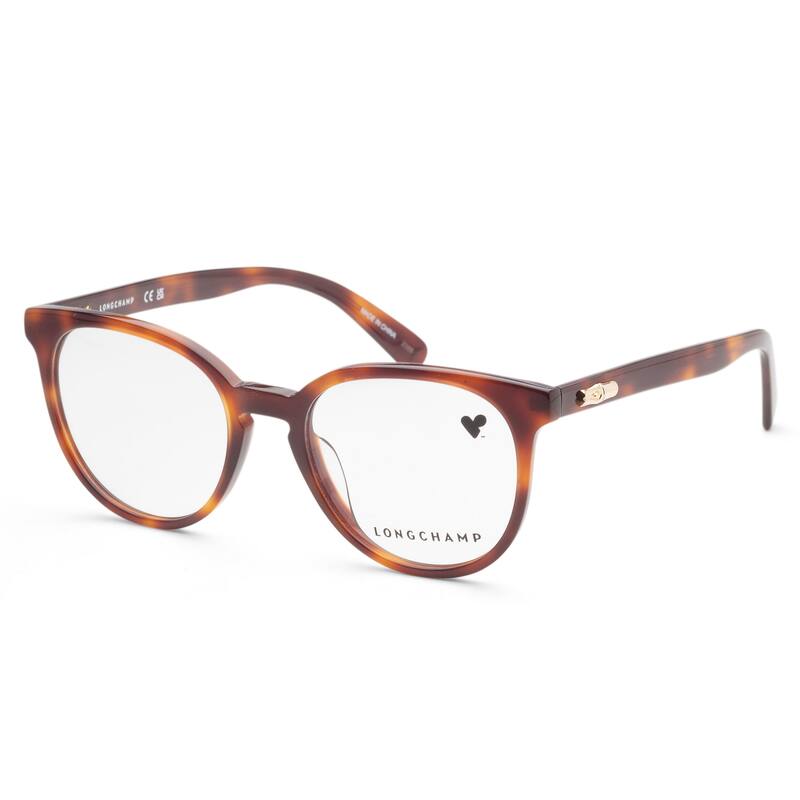 Longchamp Women's 51mm Warm Havana Opticals
