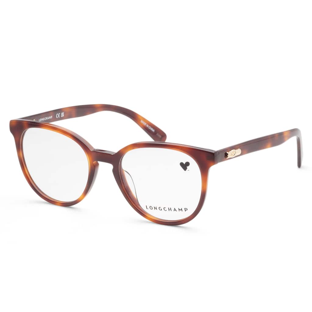 Longchamp Women's 51mm Warm Havana Opticals