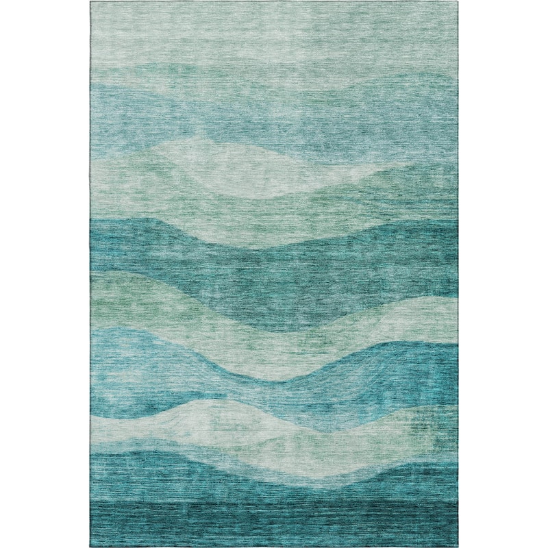 Premium Washable Super Soft Cool Modern Wvave Mayfield Rug