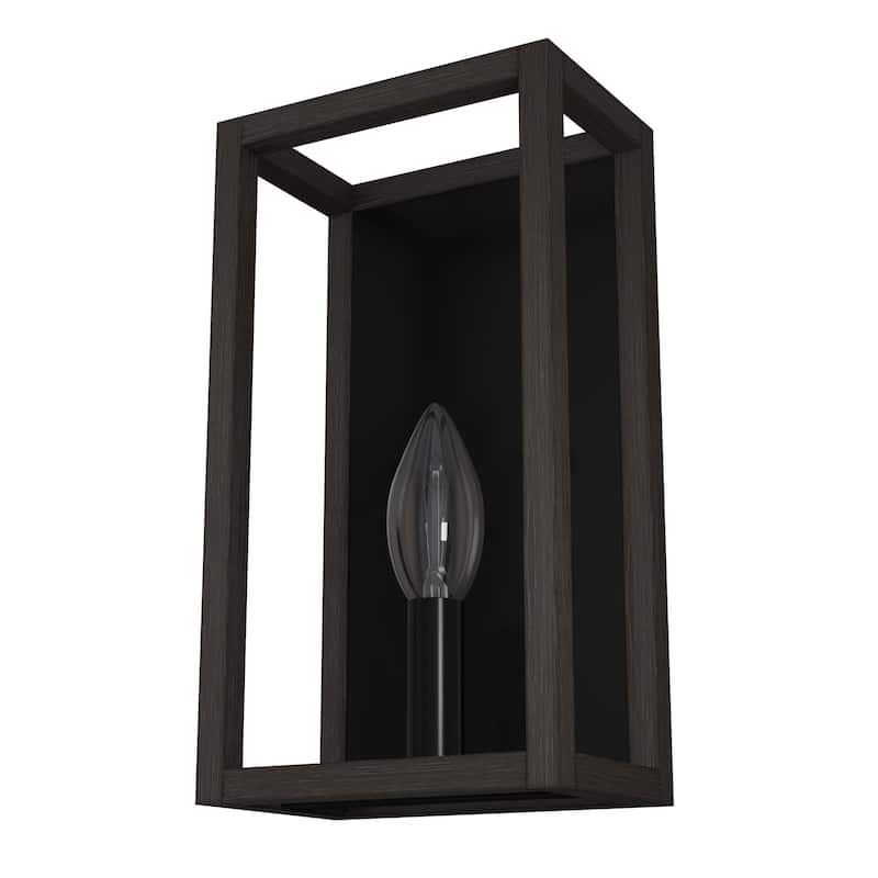 Hunter Squire Manor 1-Light Wall Sconce - Hallway, Bathroom, Bedroom - Modern Farmhouse, Transitional - Damp Rated!