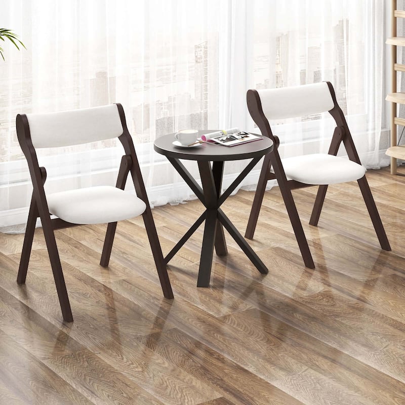 2/4PCS Folding Dining Chairs Foldable Accent Chairs Modern Side Chairs