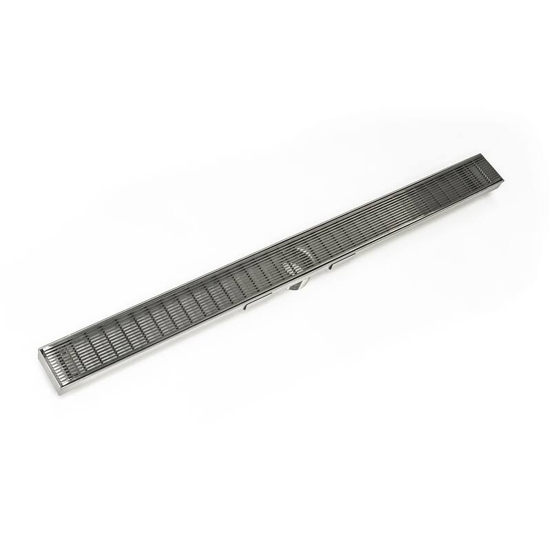 Infinity Drain SAS 6536 36" S-AS 65 Linear Drain Complete Kit with 2 - Satin Stainless