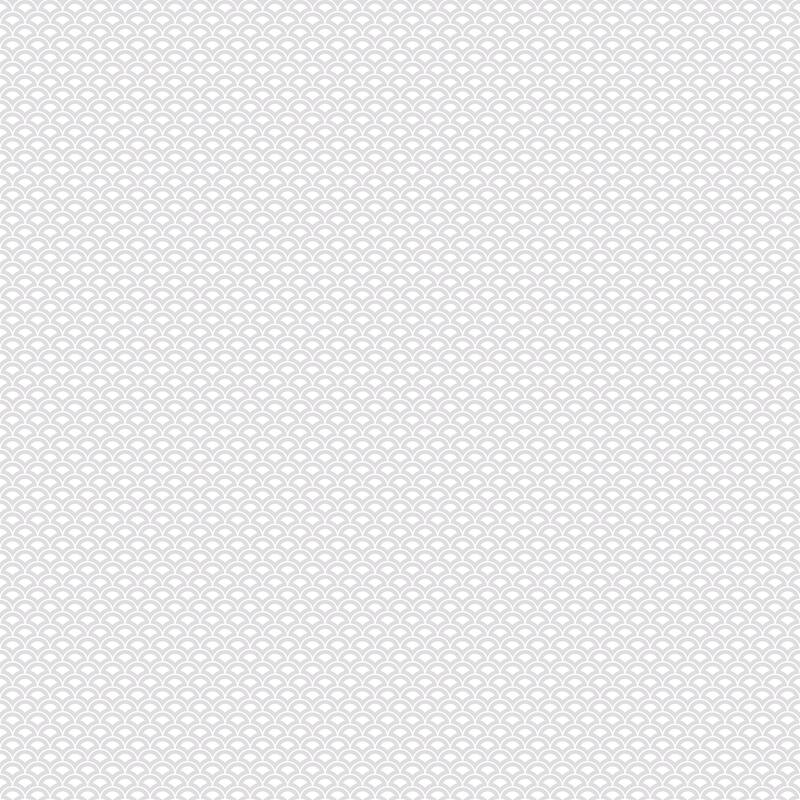 Galerie Wallcoverings Small Prints Geometric Shell Top Non-woven Matte Wallpaper Roll - 33-feet long x 21-inches wide - Grey