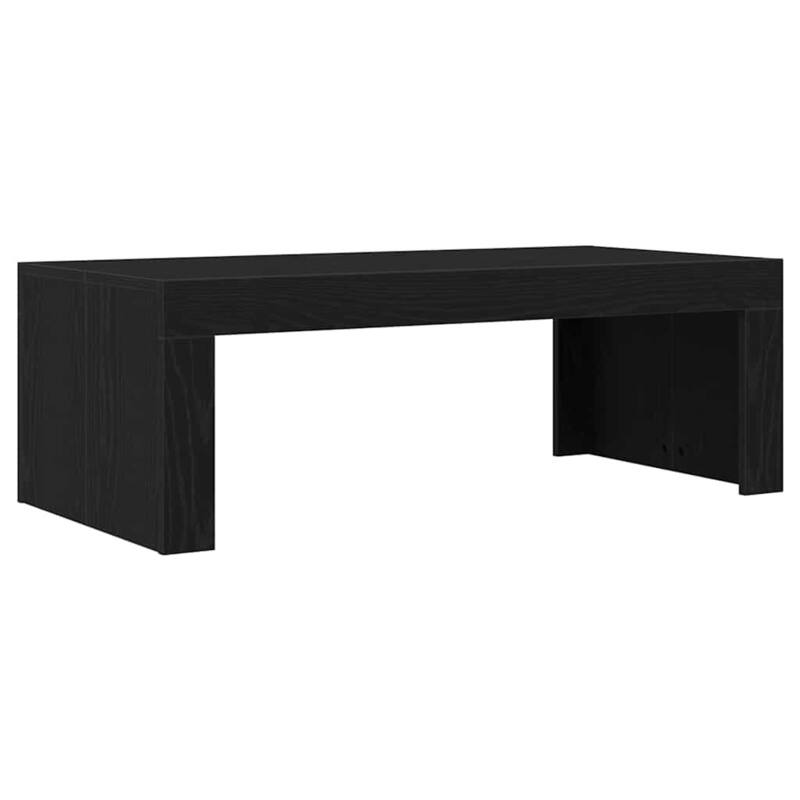 vidaXL Coffee Table Black oak - 19.7 x 40.2 x 13.8