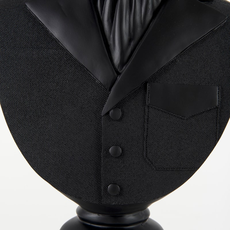 Mozart White Resin Deer In A Suit Decorative Object