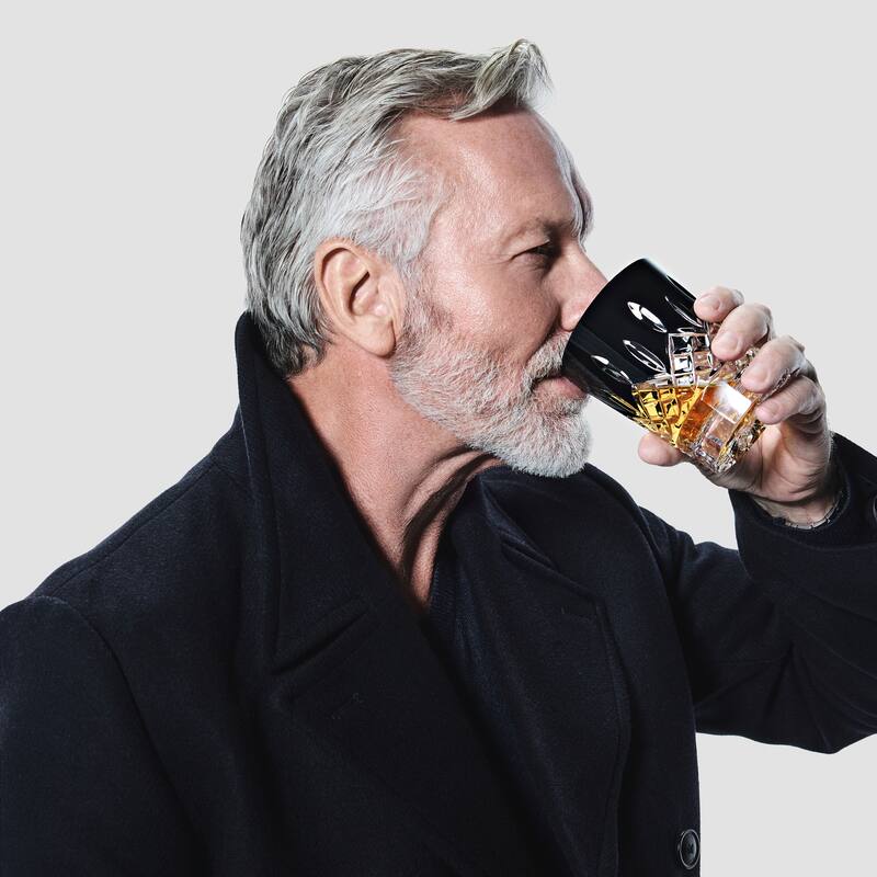 Waterford Lismore Black Tumbler 9floz, Set of 2