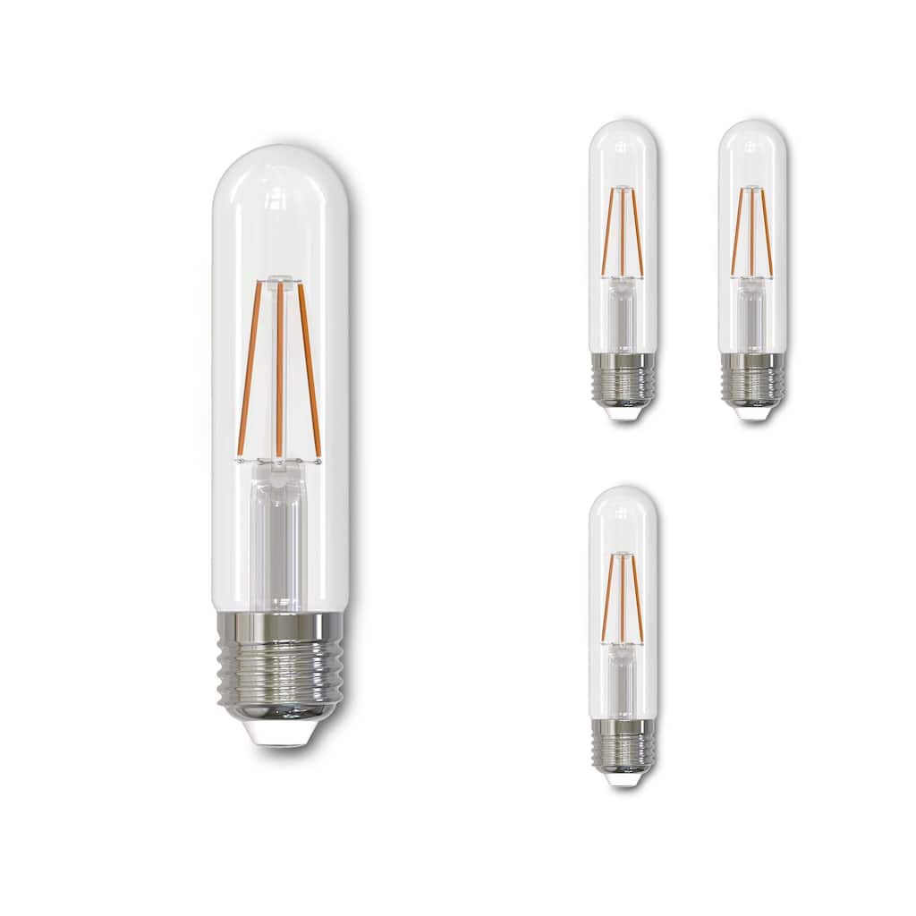 Bulbrite Pack of (8) 5 Watt Dimmable Clear Filament T9 Medium (E26) LED Bulb - 500 Lumens, 2700K, and 80 CRI - Warm White Light