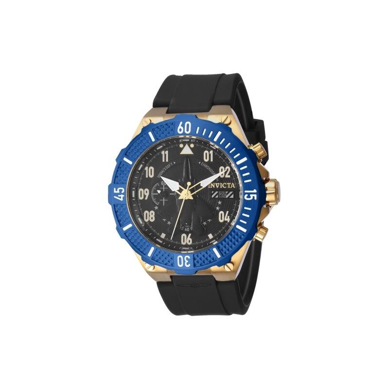 Invicta Men's 39892 Aviator Quartz Multifunction Black Dial Watch