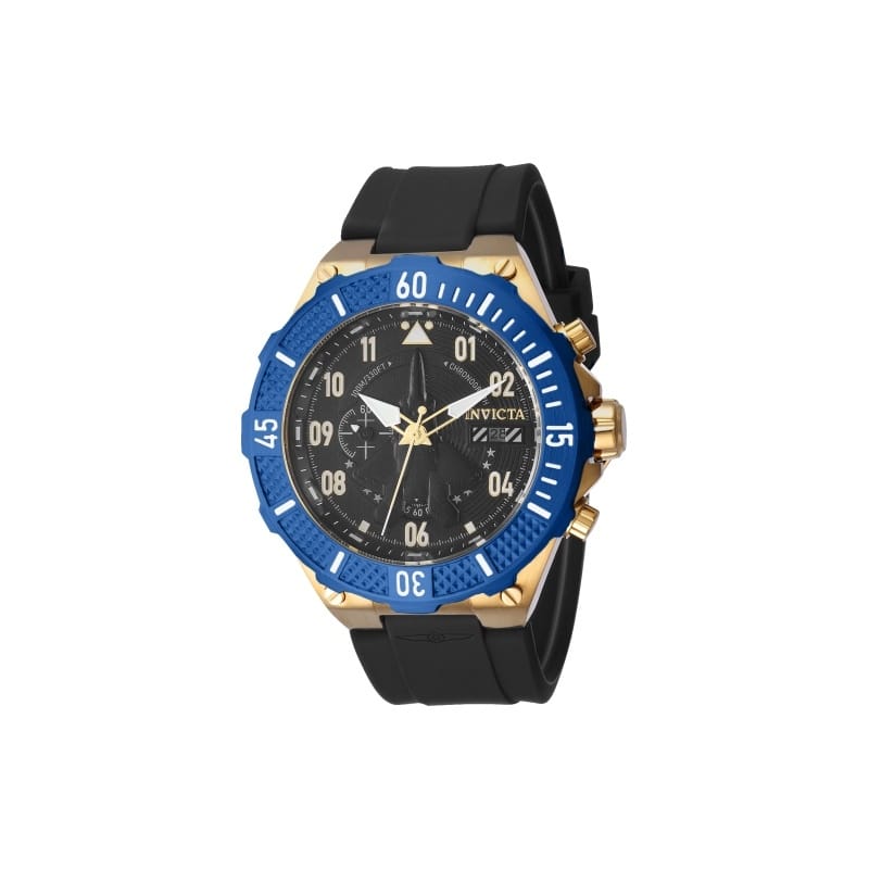 Invicta Men's 39892 Aviator Quartz Multifunction Black Dial Watch