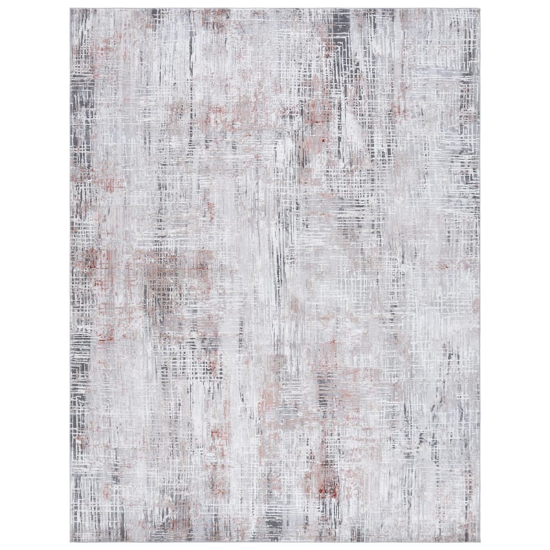 SAFAVIEH Vogue Claudia Modern Abstract Rug - 8' x 10' - Rust/Grey
