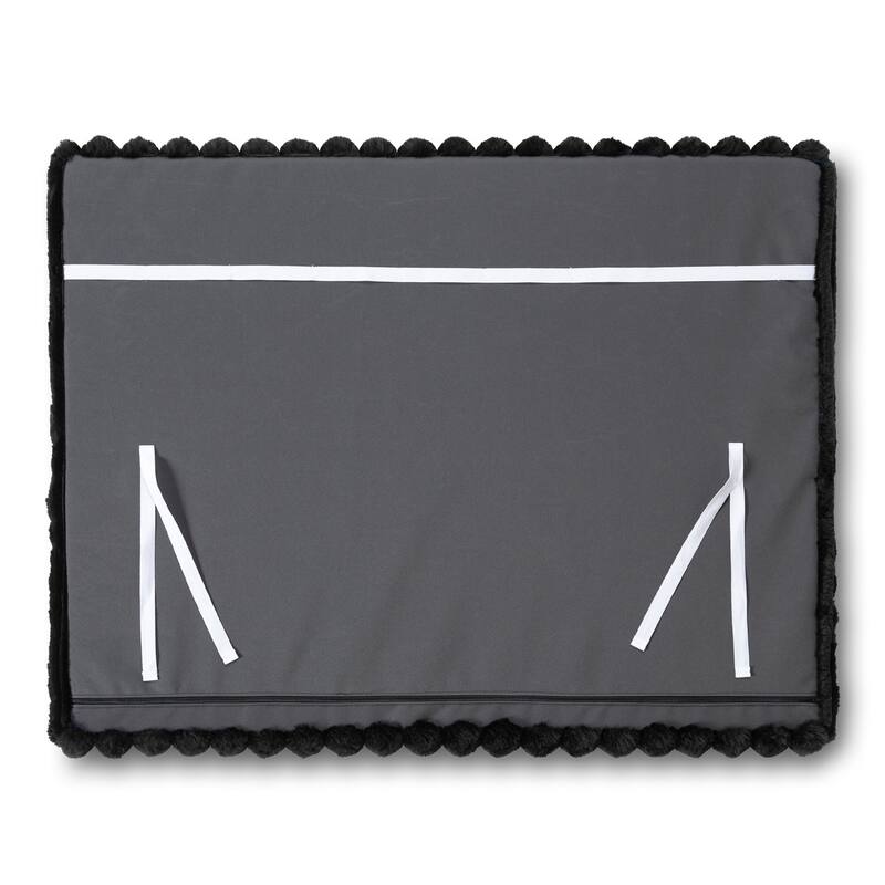 Rainha® - USA Made Plush Foam Dorm Headboard - Black