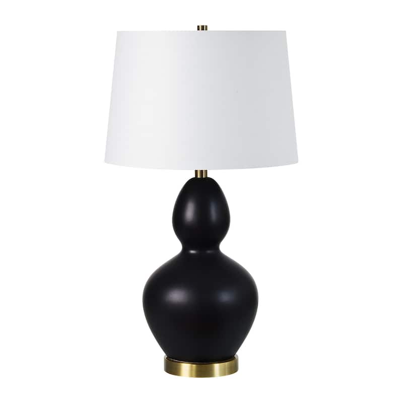 Everren Kamilia 26.75" Length Table Lamp- Set of two, Matte Black
