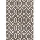 preview thumbnail 23 of 26, World Rug Gallery Contemporary Trellis Design Soft Indoor Area Rug 2' x 3' - Gray