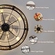 preview thumbnail 53 of 191, 16.5"/18.5"/20"/23.6"/24"/28" Vintage Distressed White Low Profile Caged Ceiling Fan with Light and Remote (7/6/5/3-Blade)