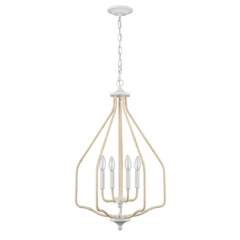 Elk Home Breezeway White Coral Finish 1 Light Pendant
