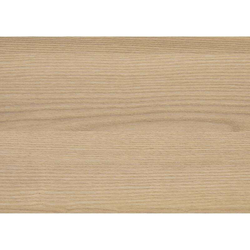 Modern Twin Size LED Headboard Bed in Natural and White Finish