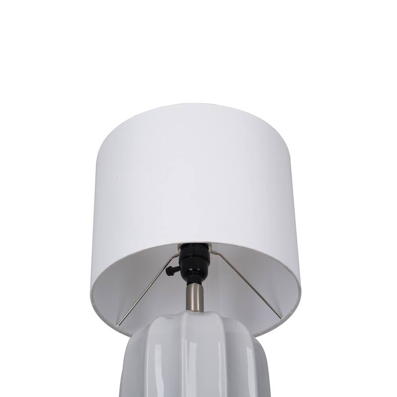 Catalina Arcadia Ceramic Table Lamp - Gray