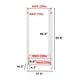 preview thumbnail 5 of 6, Rolling Clothing Rack Metal Clothes Rack Garment Shelf Freestanding - 27.5x14.3x59.8 inch