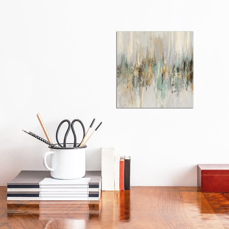 iCanvas "Dripping Gold II" by Tom Reeves Canvas Print - 12x12x1.5