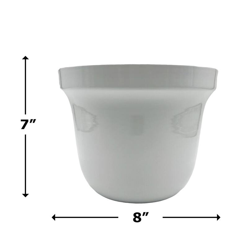 8 Inch Wide Decorative Handmade Iron Round Flower Vase