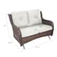 Option Brown Rattan - Beige Cushion