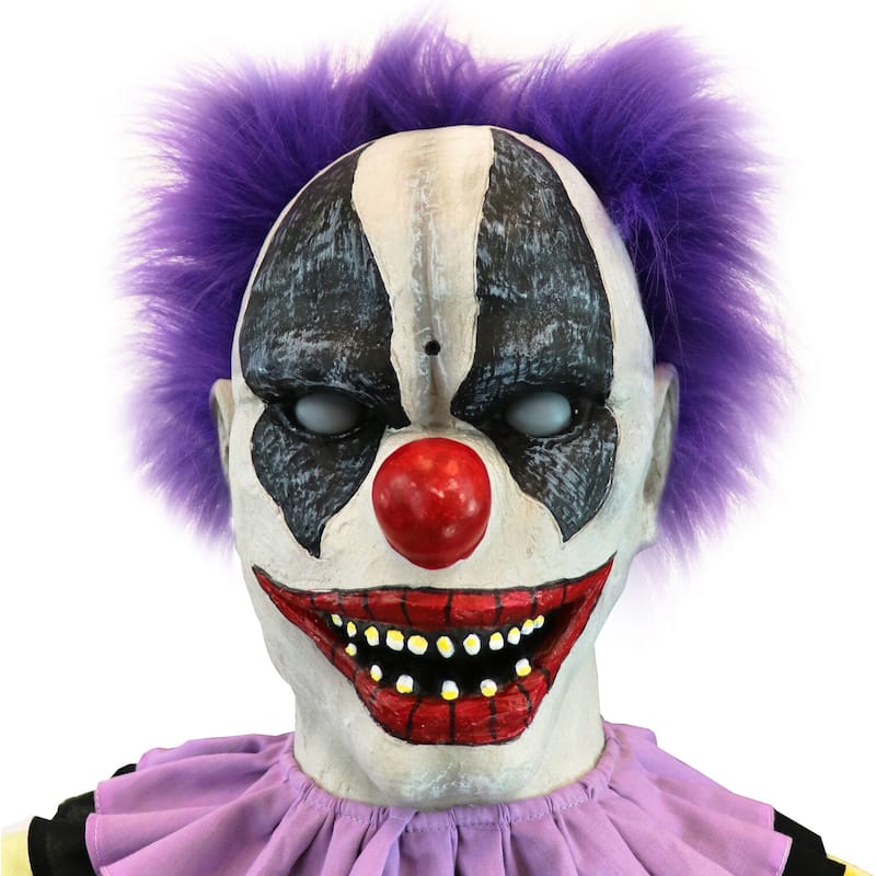 Motion-Activated Thrashing Clown with a Meat Cleaver by Tekky