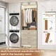 preview thumbnail 74 of 81, Cimly Closet System with Wood Drawers and Hanging Rods, Organizer Wardrobe for Walk-in and Reach-in Closet