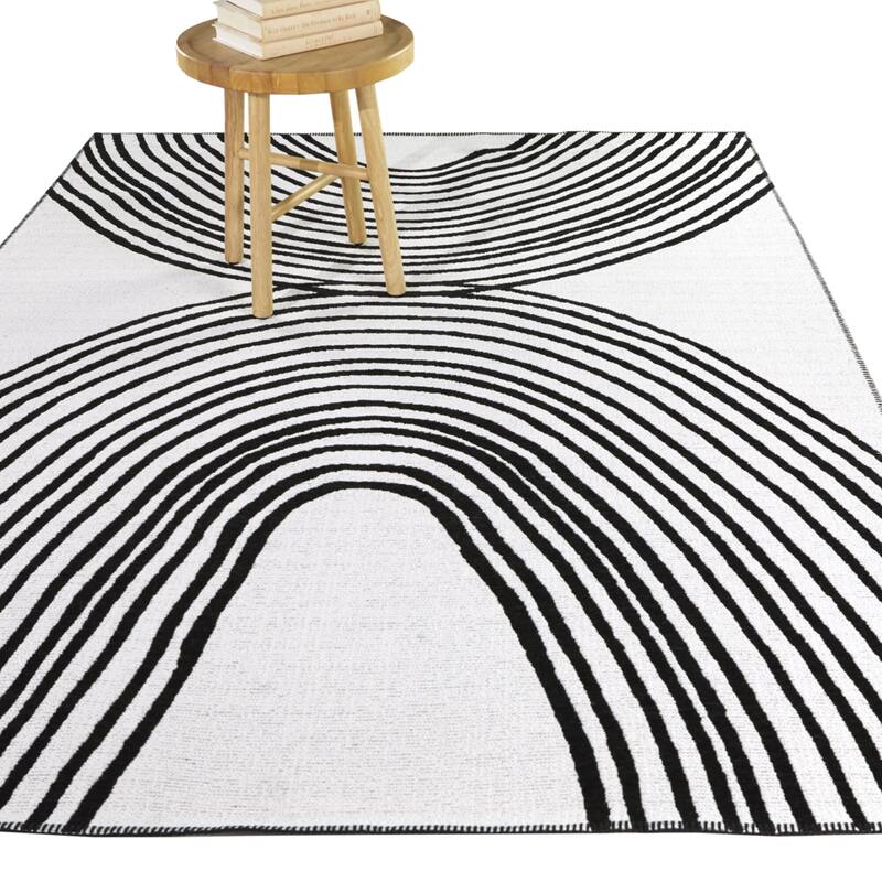 Arches Modern Abstract Indoor/Outdoor Area Rug